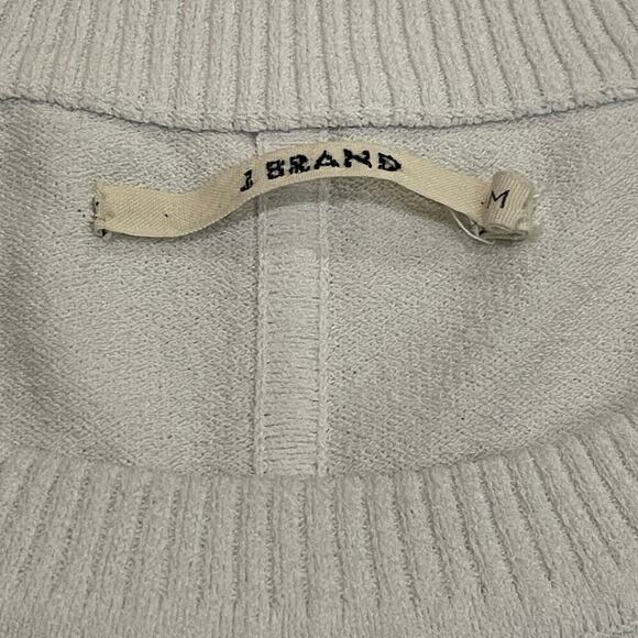 J Brand Knit 2-Pc Set Sweater Top & Skirt | White Stretch Textured Knit M NWOT - Picture 4 of 10